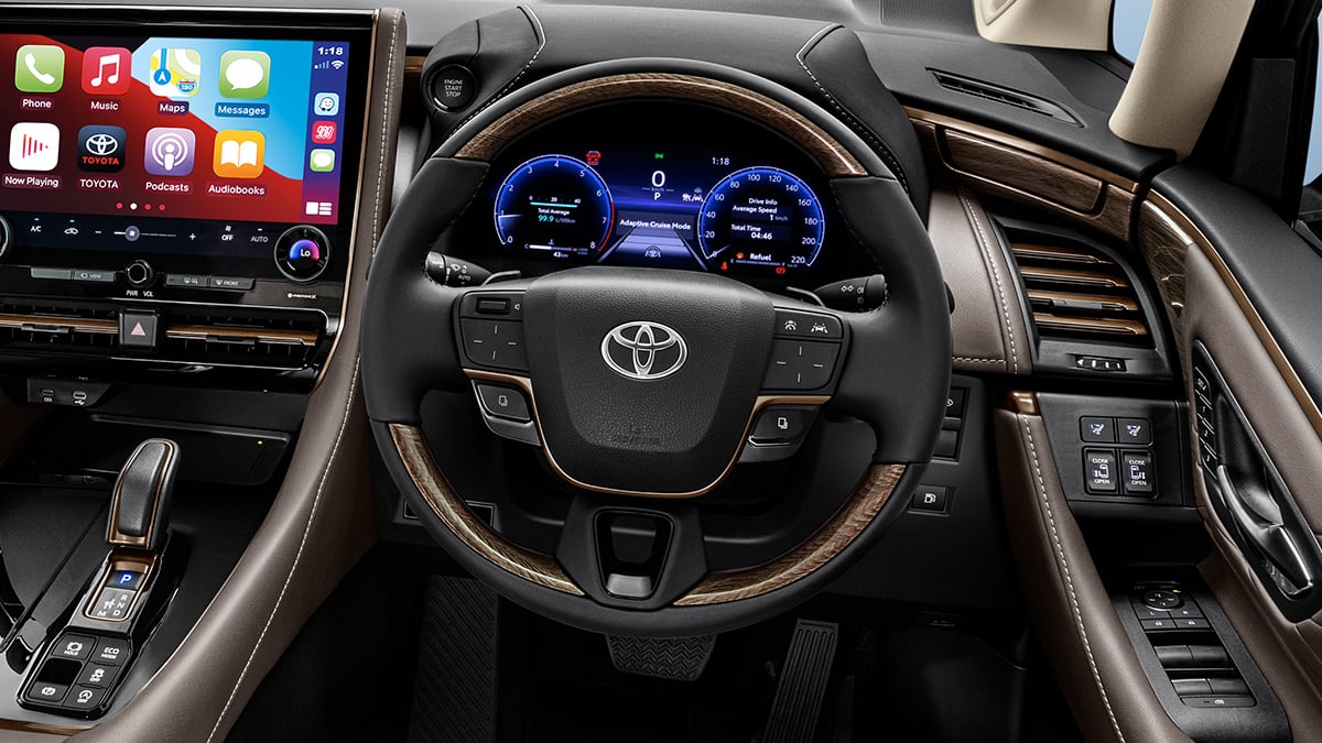 Toyota Alphard 8-speed automatic & paddle shifters
