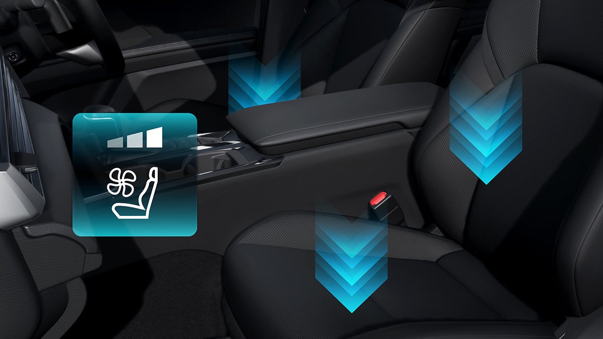 Camry Hybrid Electric: Ventilated front seats