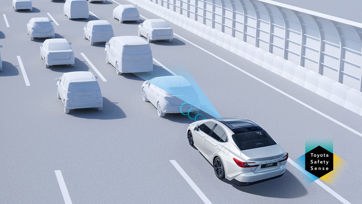 Camry Hybrid Electric: Pre-collision assistance