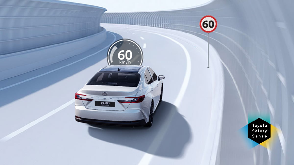 Toyota Safety Sense Road Sign Assist (RSA)*