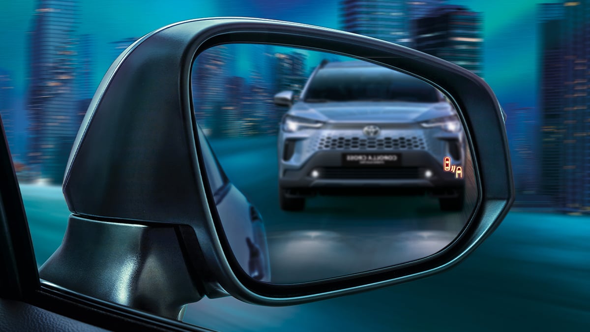 Blind Spot Monitor (BSM) with Rear Cross Traffic Alert (RCTA)