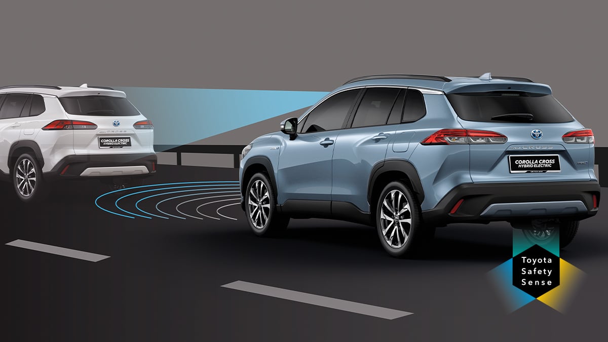 Toyota Safety Sense · Dynamic Radar Cruise Control (DRCC) for High Speeds*
