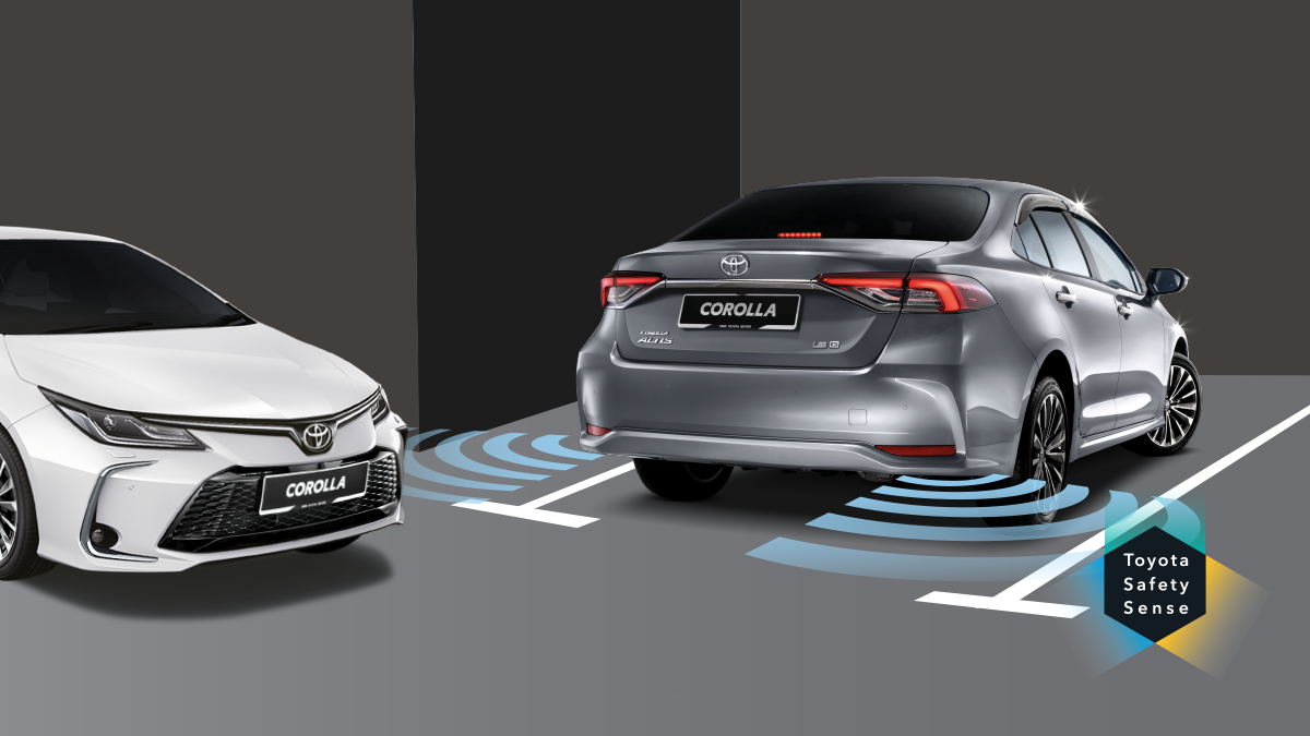 Toyota Safety Sense Rear Cross Traffic Alert (RCTA)