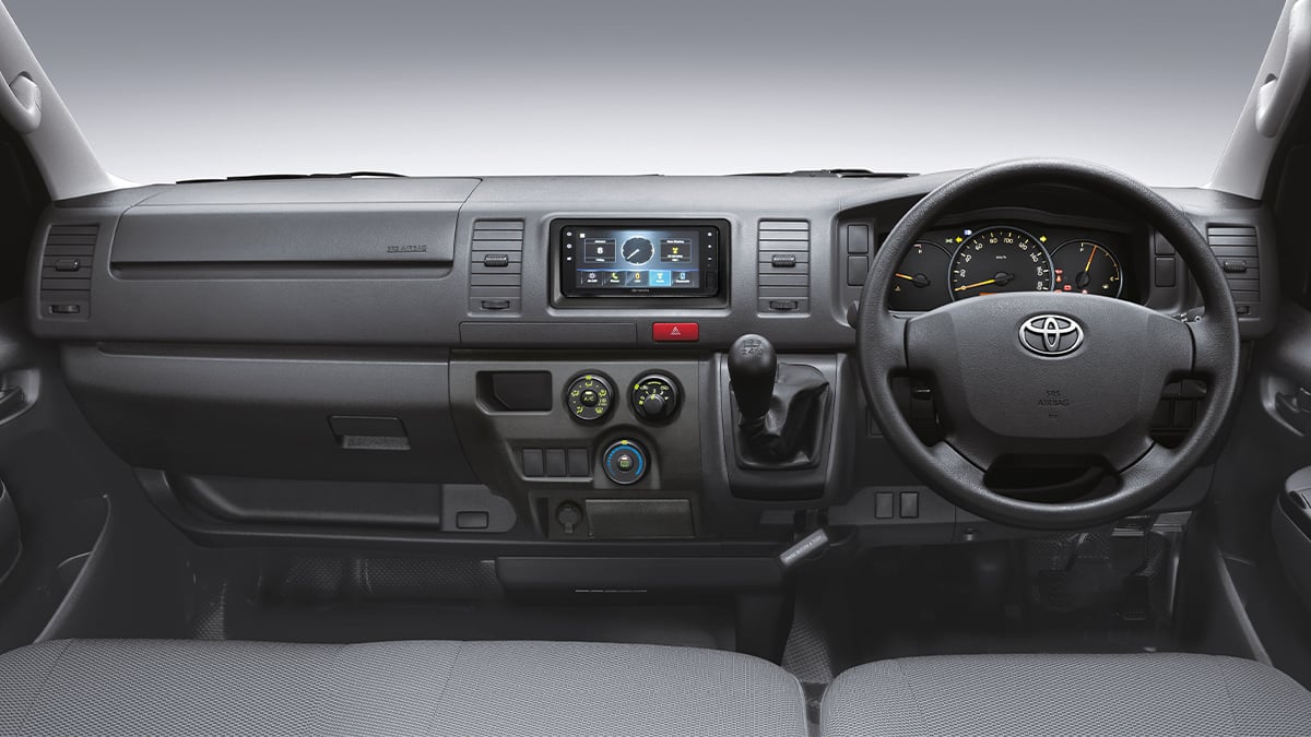 Toyota Hiace Practical dashboard