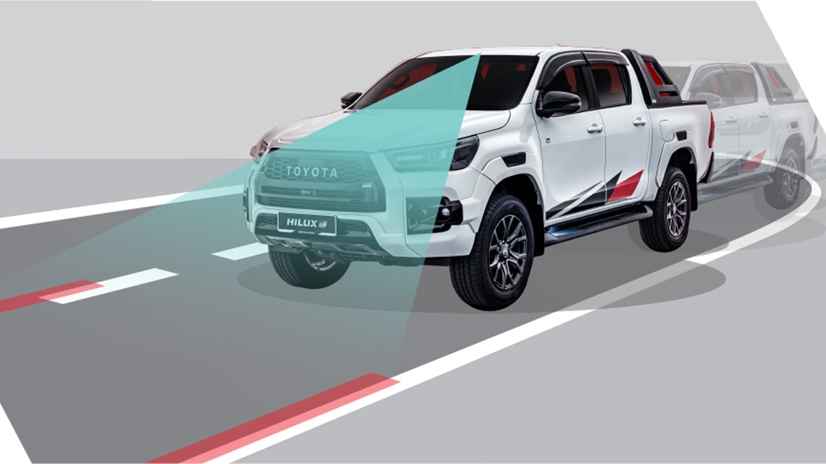 Toyota Safety Sense Lane Departure Alert (LDA) with Yaw Assist*