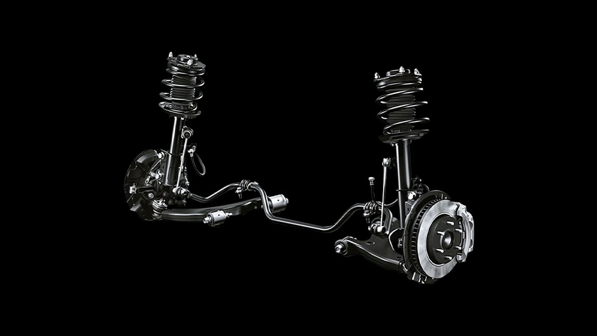 Hiace SLWB: MacPherson front suspension