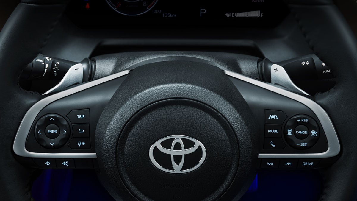 Steering-wheel paddle shifts