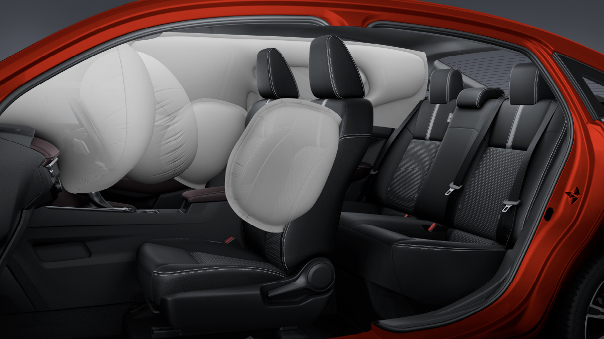 Six SRS airbags