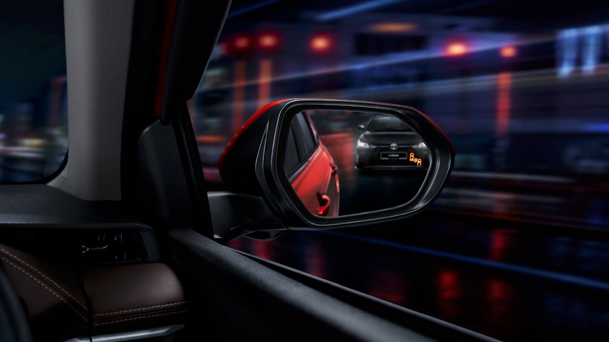 Blind-spot & rear cross-traffic alerts