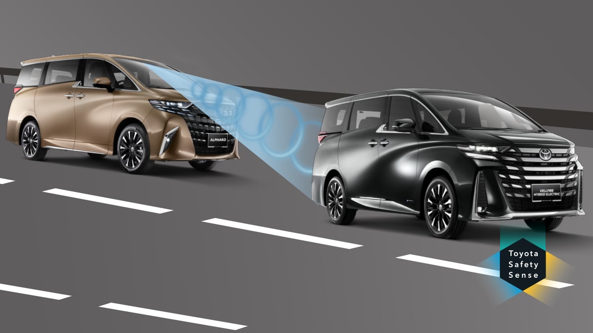 Toyota Vellfire Full-speed radar cruise control