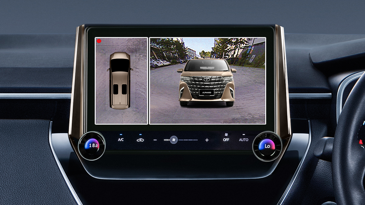 Toyota Vellfire Panoramic parking view