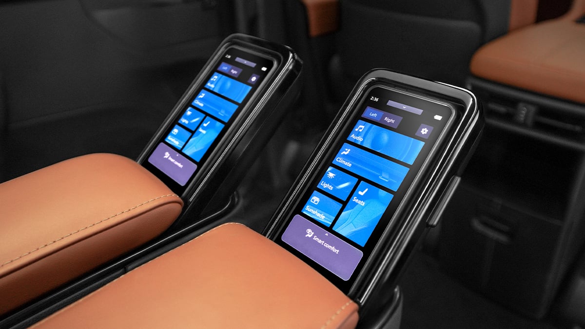Toyota Vellfire Seat remote controls
