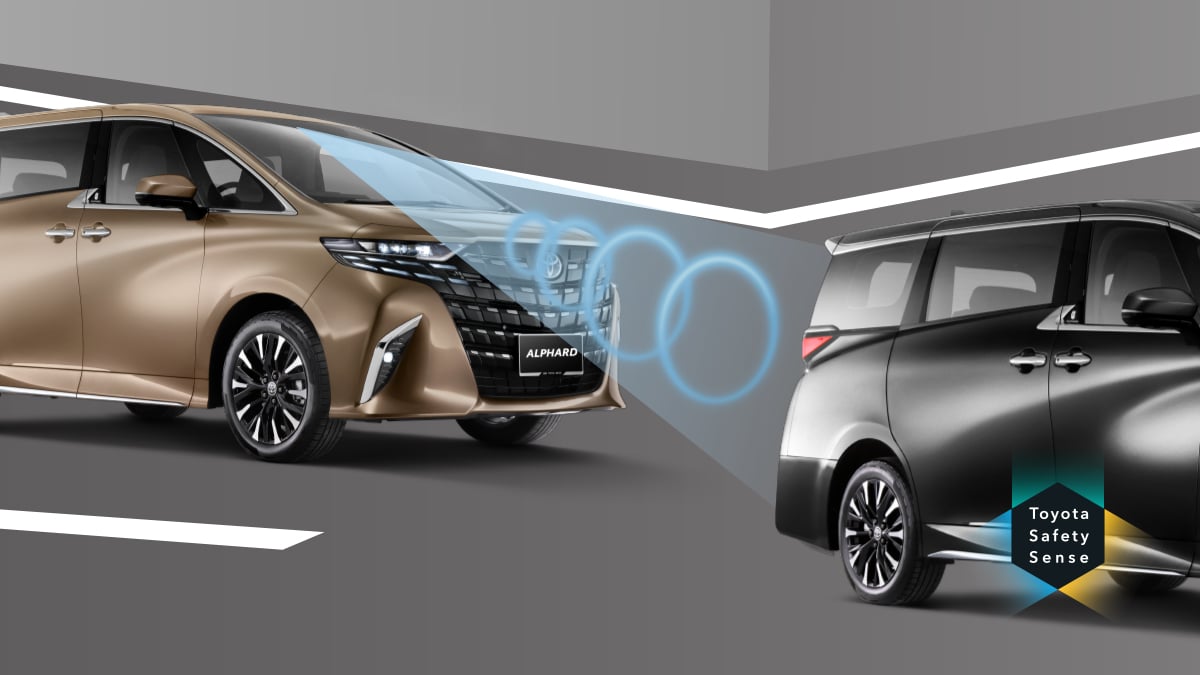 Toyota Vellfire Pre-collision assistance