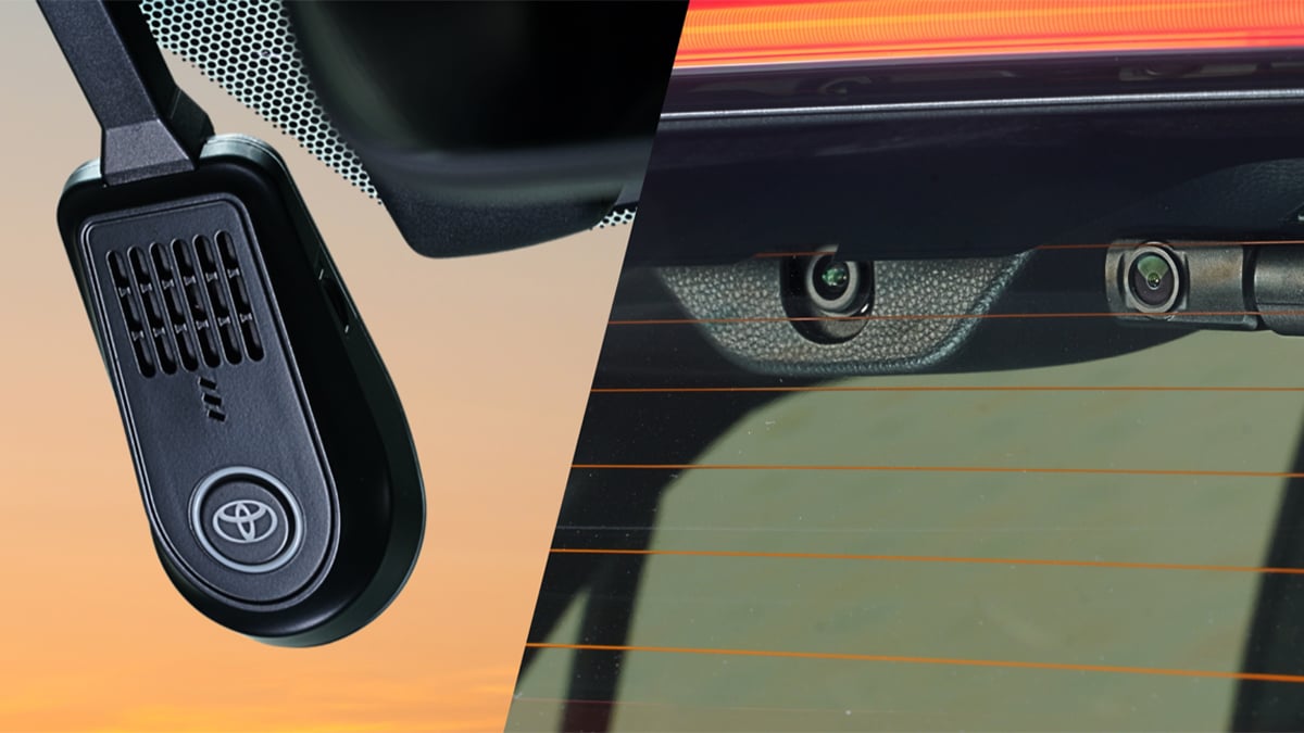 Toyota Vellfire Front & rear driving recorders