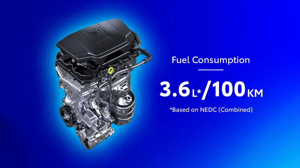 1.5L 2NR-VEX DOHC + Dual VVT-I Engine