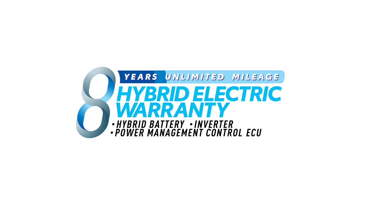 8-Year Hybrid Electric Warranty*