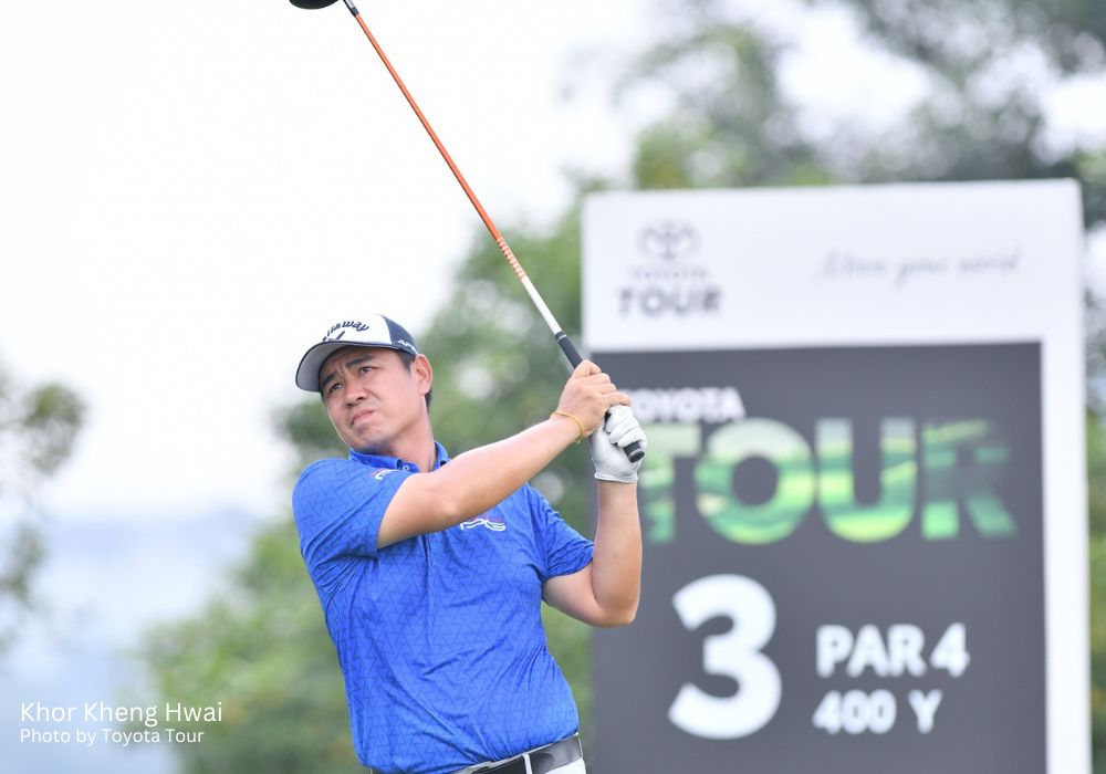 Khor Kheng Hwai tops crowded leaderboard after round two of Alphard Cup